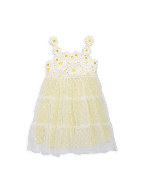 Little Girl's Floral Smocked Tulle Dress | Saks Fifth Avenue OFF 5TH