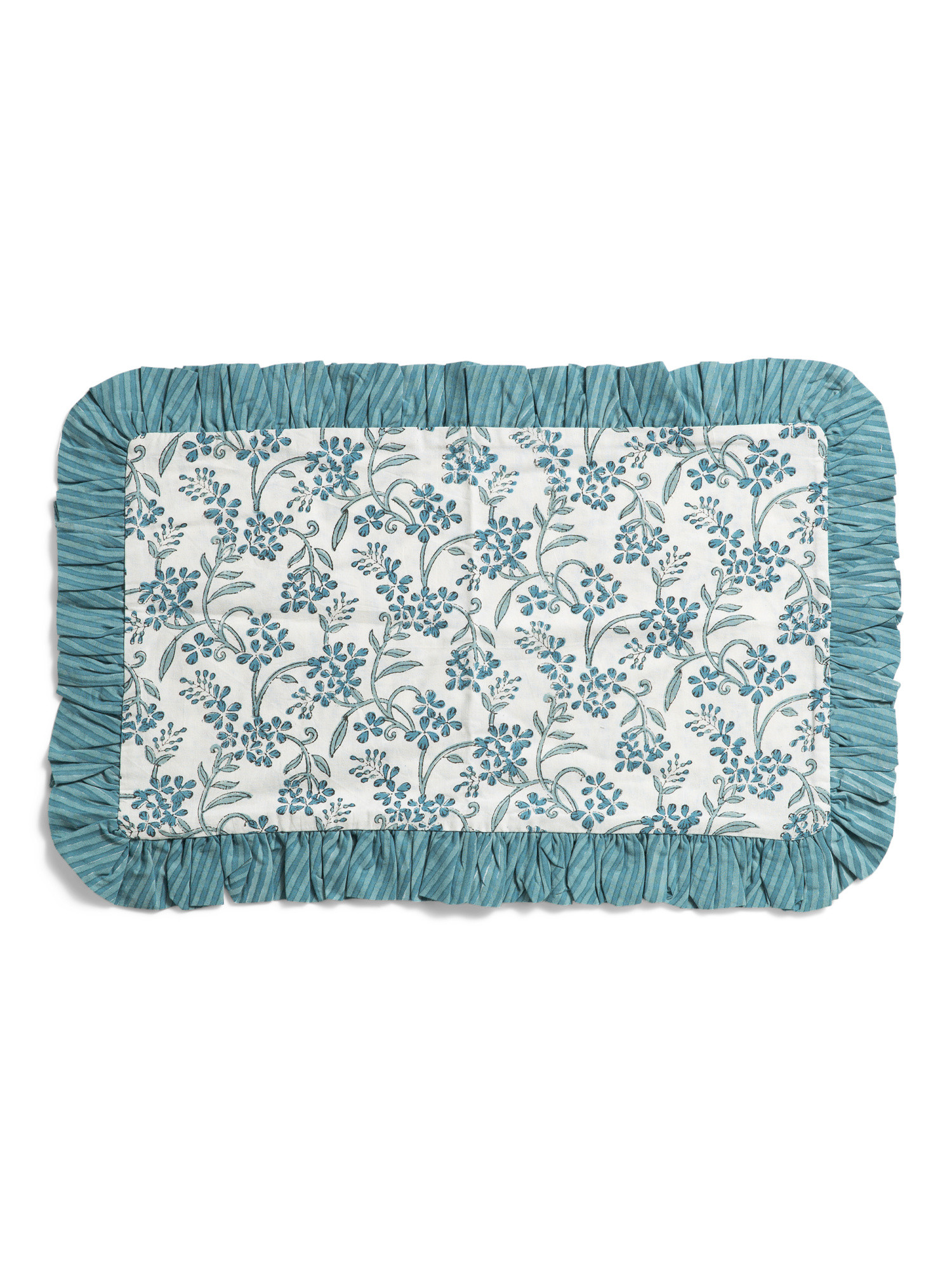 12x20 Floral Print Cotton Pillow Case | TJ Maxx