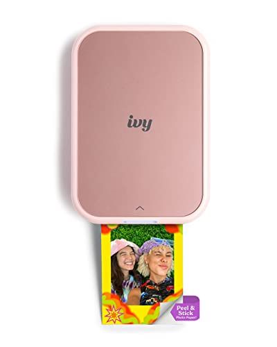 Canon Ivy 2 Mini Photo Printer, Print from Compatible iOS & Android Devices, Sticky-Back Prints, ... | Amazon (US)