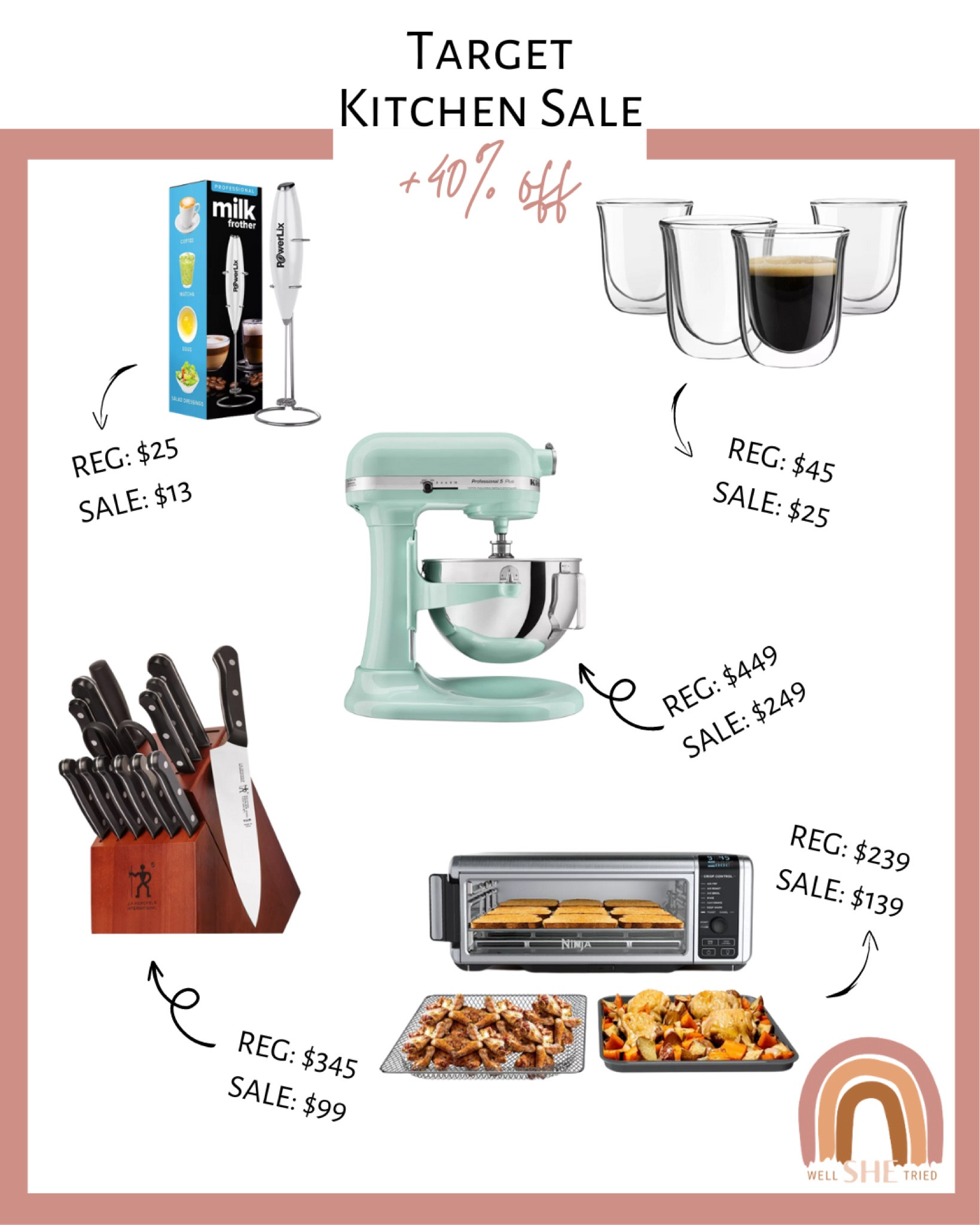 Looking for a few last minute gifts? Target is offering up to 40% off on kitchen + dining - here are a few favorites! 

#LTKsalealert #LTKGiftGuide #LTKHoliday