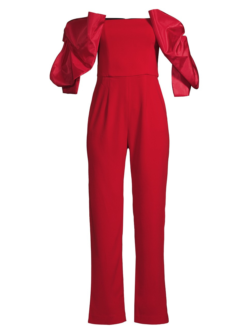 Women's Off-The-Shoulder Bow Jumpsuit - Red - Size 12 - Red - Size 12 | Saks Fifth Avenue