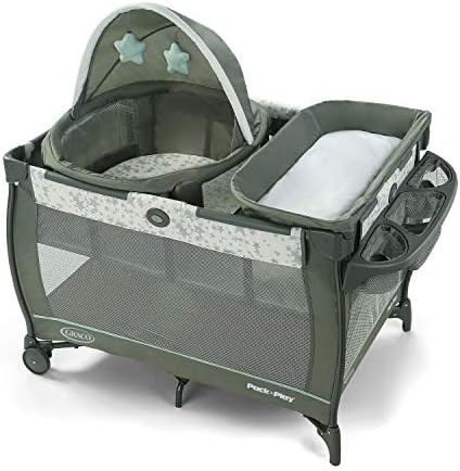 Graco Pack 'n Play Travel Dome Playard | Includes Travel Bassinet, Full-Size Infant Bassinet, and... | Amazon (US)