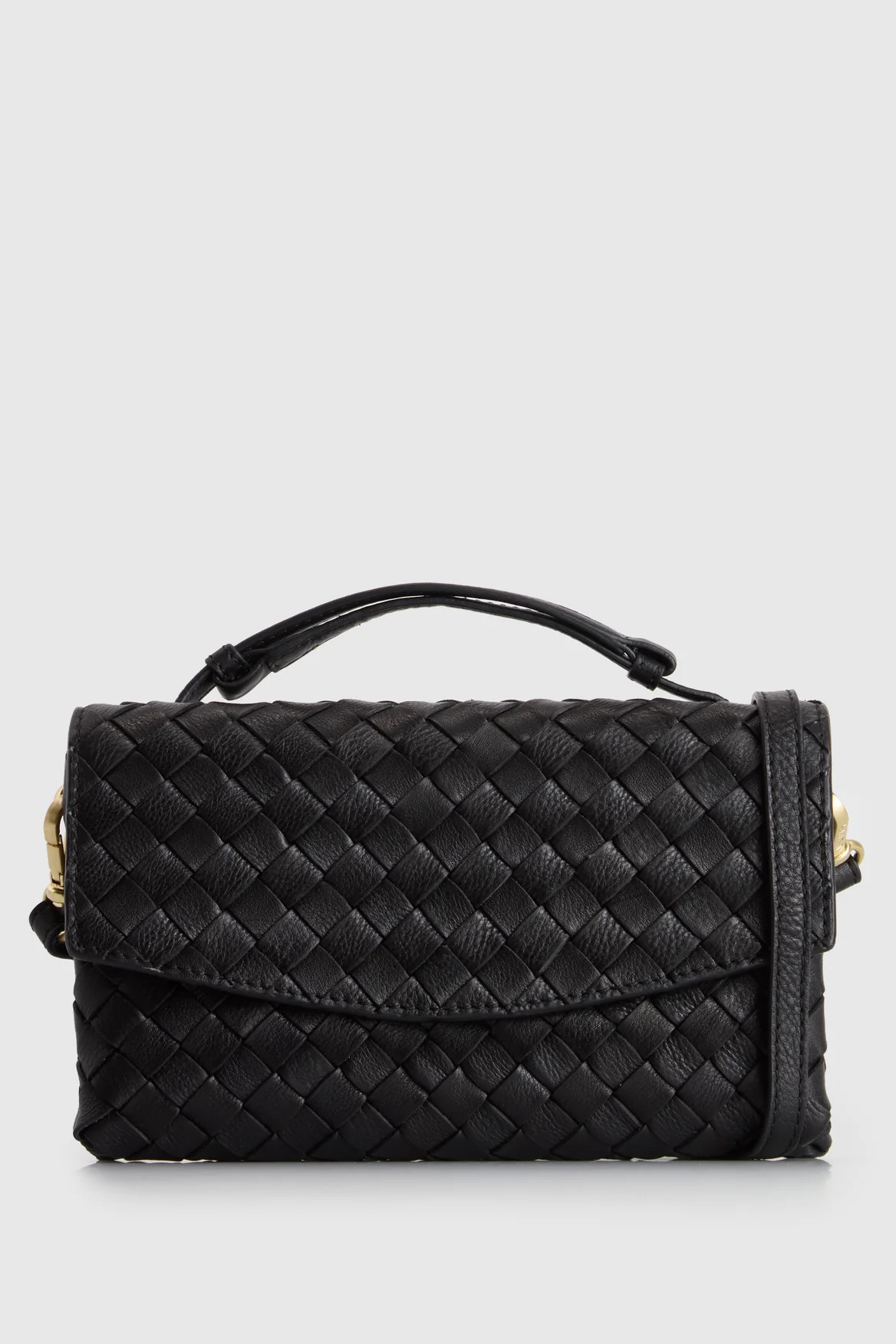Nieve Leather Flap Crossbody Bag | Strand Australia