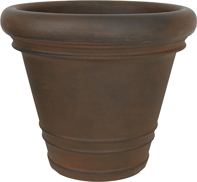 Sunnydaze Crozier Flower Pot Planter, Outdoor/Indoor Heavy-Duty Double-Walled Polyresin with Fade... | Amazon (US)
