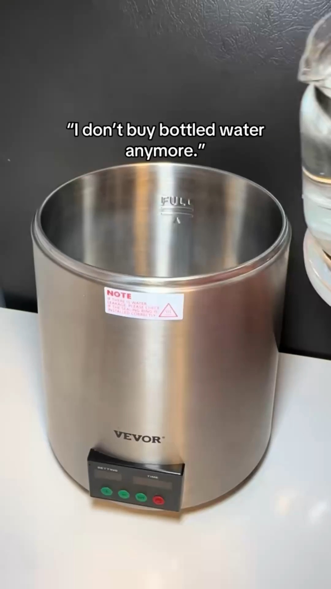 Making distilled water is so easy to make. Did yall get yours already? 


#distilledwater #distiller #nomoreplastic