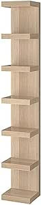 Lack IKEA Wall Shelf Unit,White Stained Oak Effect: Looks Like Wood [12" x 75"] | Amazon (US)