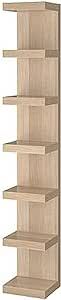Lack IKEA Wall Shelf Unit,White Stained Oak Effect: Looks Like Wood [12" x 75"] | Amazon (US)