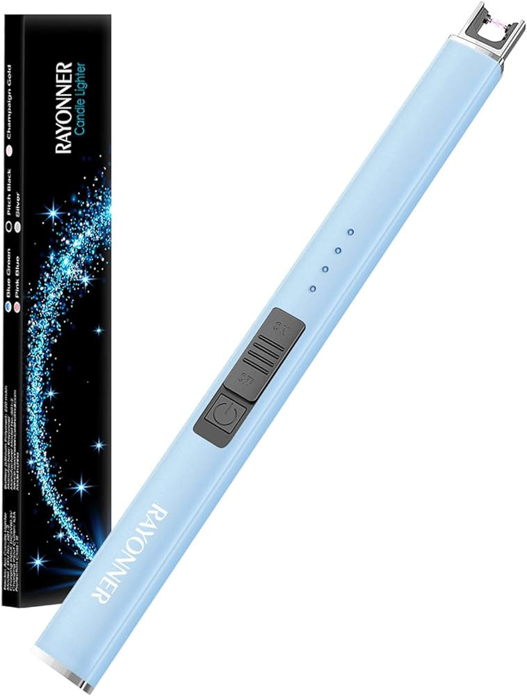 RAYONNER Lighter Electric Lighter Candle Lighter USB Lighter with Safety Switch Rechargeable Flam... | Amazon (US)