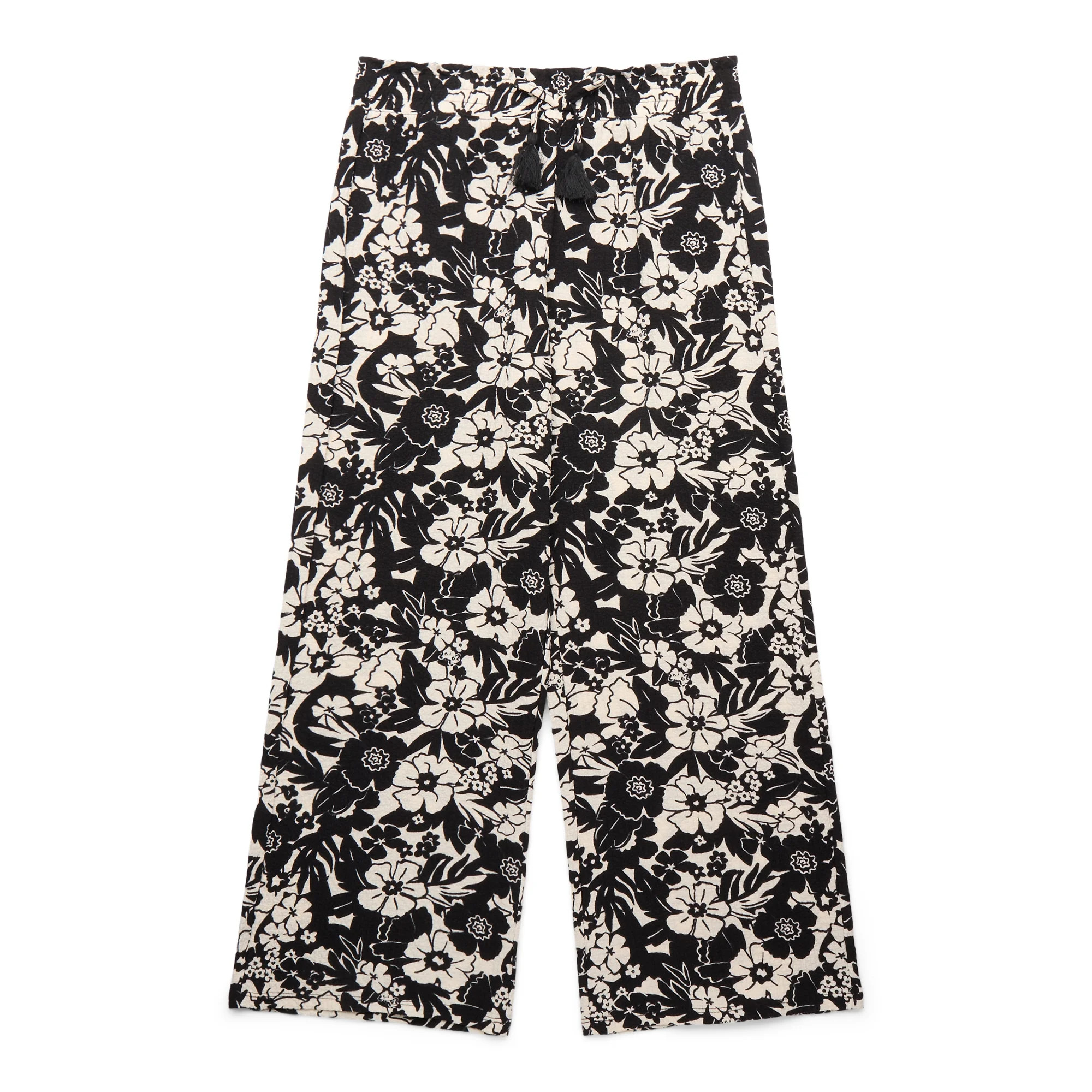 Wonder Nation Girls Smocked Waist Pants, Sizes 4-18 & Plus | Walmart (US)