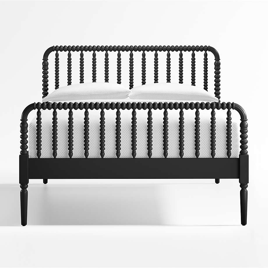 Jenny Lind Black Wood Spindle Kids Bed Frame | Crate & Kids | Crate & Barrel