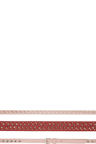 ALL-IN - Pink & Red Triple Belt | SSENSE