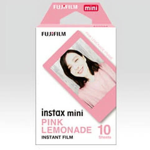 Fujifilm Instax Mini Instant Film, Pink Lemonade (10 Exposures) | Walmart (US)