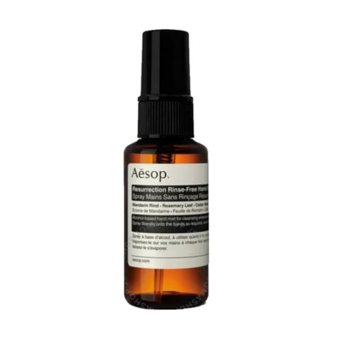 Aesop Resurrection Rinse Free Mist 1.7 oz - Hand Sanitizer Wash Facial Soap Concentrate Balm - An... | Amazon (US)