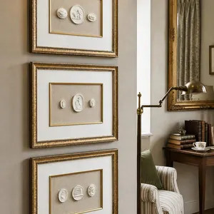 Framed Intaglio Art Gallery Wall Set - 4 Piece Ancient Decor - Etsy | Etsy (Global)