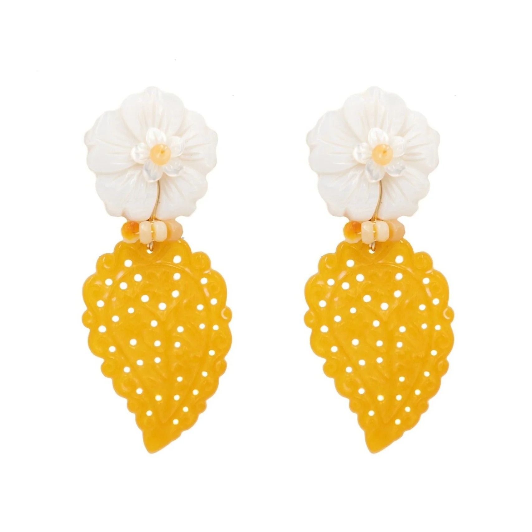 Savannah Earring, Canary | Hazen & Co