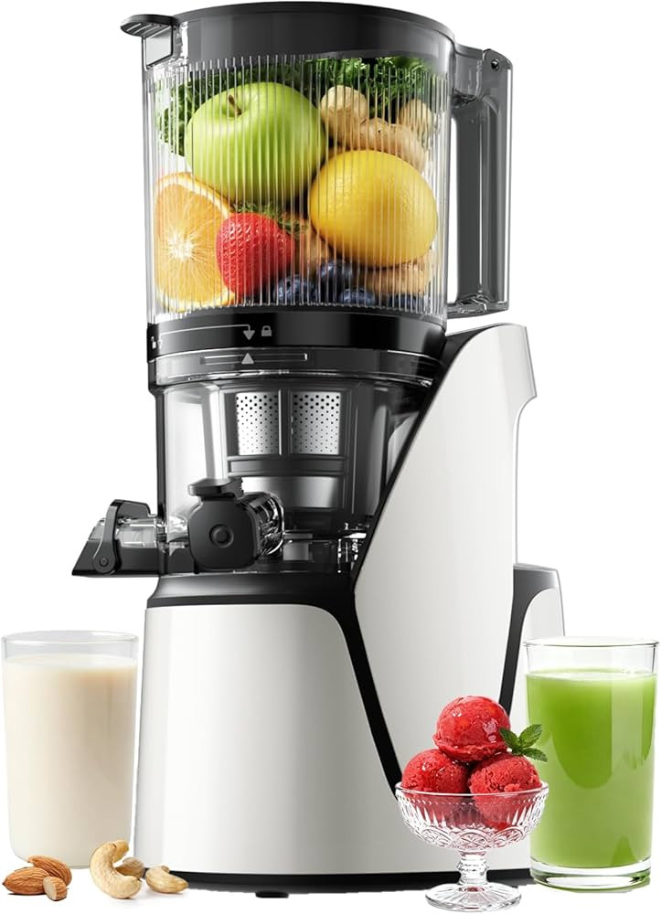 Juicer Machines, 3-in-1 Cold Press Juicer with 6.5" Extra Large Chute, 100oz Large Capacity, AC M... | Amazon (US)