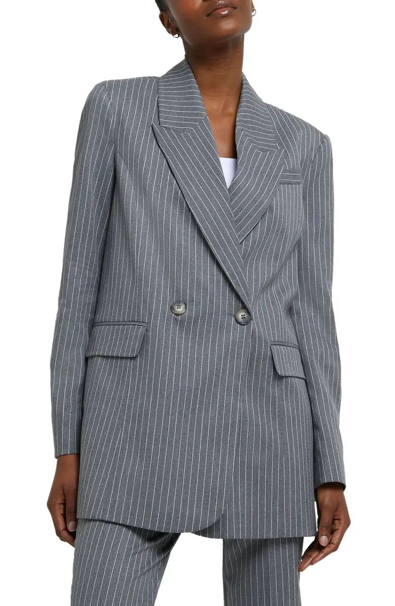 Pinstripe Double Breasted Blazer | Nordstrom