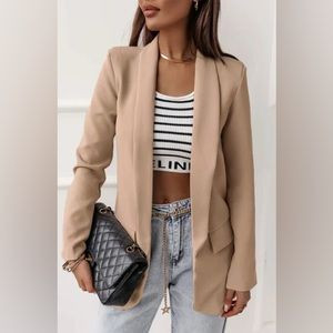 Tan Oversized Style Blazer | Poshmark
