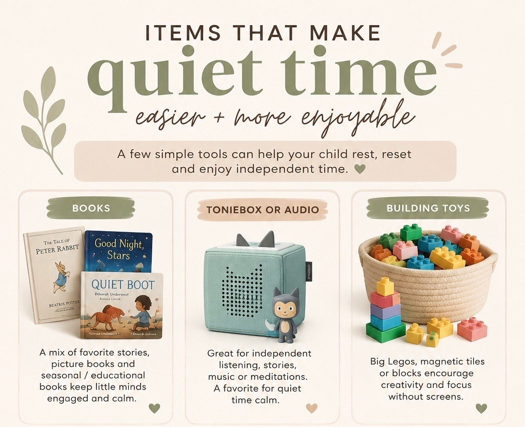 For kids who are no longer napping, quiet time is a must! Here are a few things that help quiet time to go more smoothly. 

Books, magnatiles, nugget couch, dog bed

#LTKBaby #LTKKids #LTKmomlife