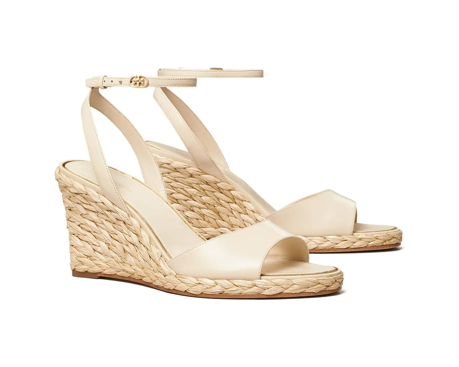 Raffia Sandal Wedge 80mm | Zappos