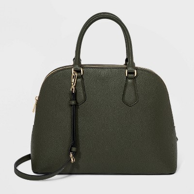 Zip Closure Satchel Handbag - A New Day™ | Target