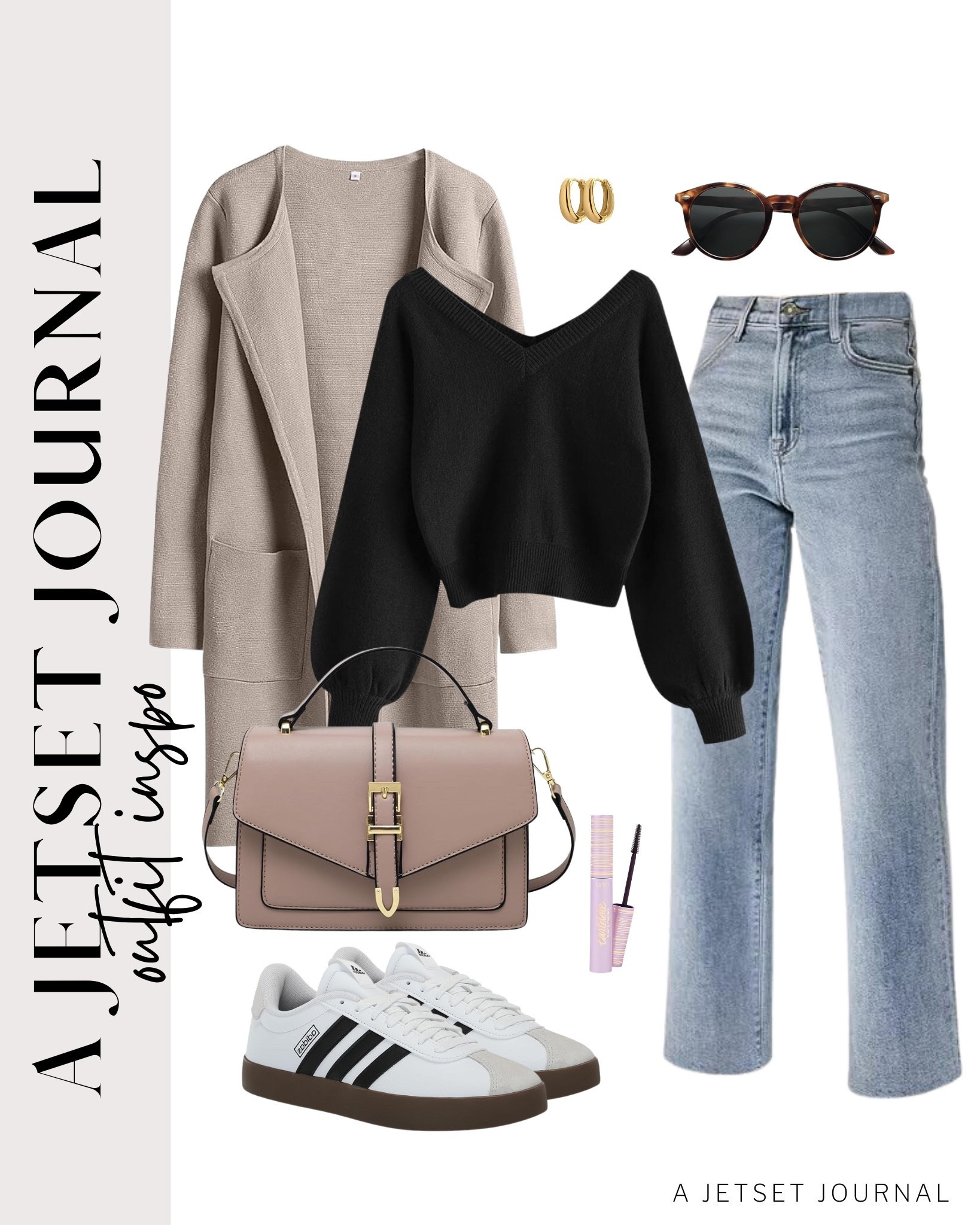 Casual but classy. This outfit is perfect for a comfy day out.
straight leg jeans, tarte tubing mascara, open front knit cardigan, airport outfit, spring fashion, comfy outfit, spring style, everyday look, running errand outfit idea, makeup favorite, beauty must have, affordable style, amazon fashion

#LTKU #LTKootd #LTKSeasonal