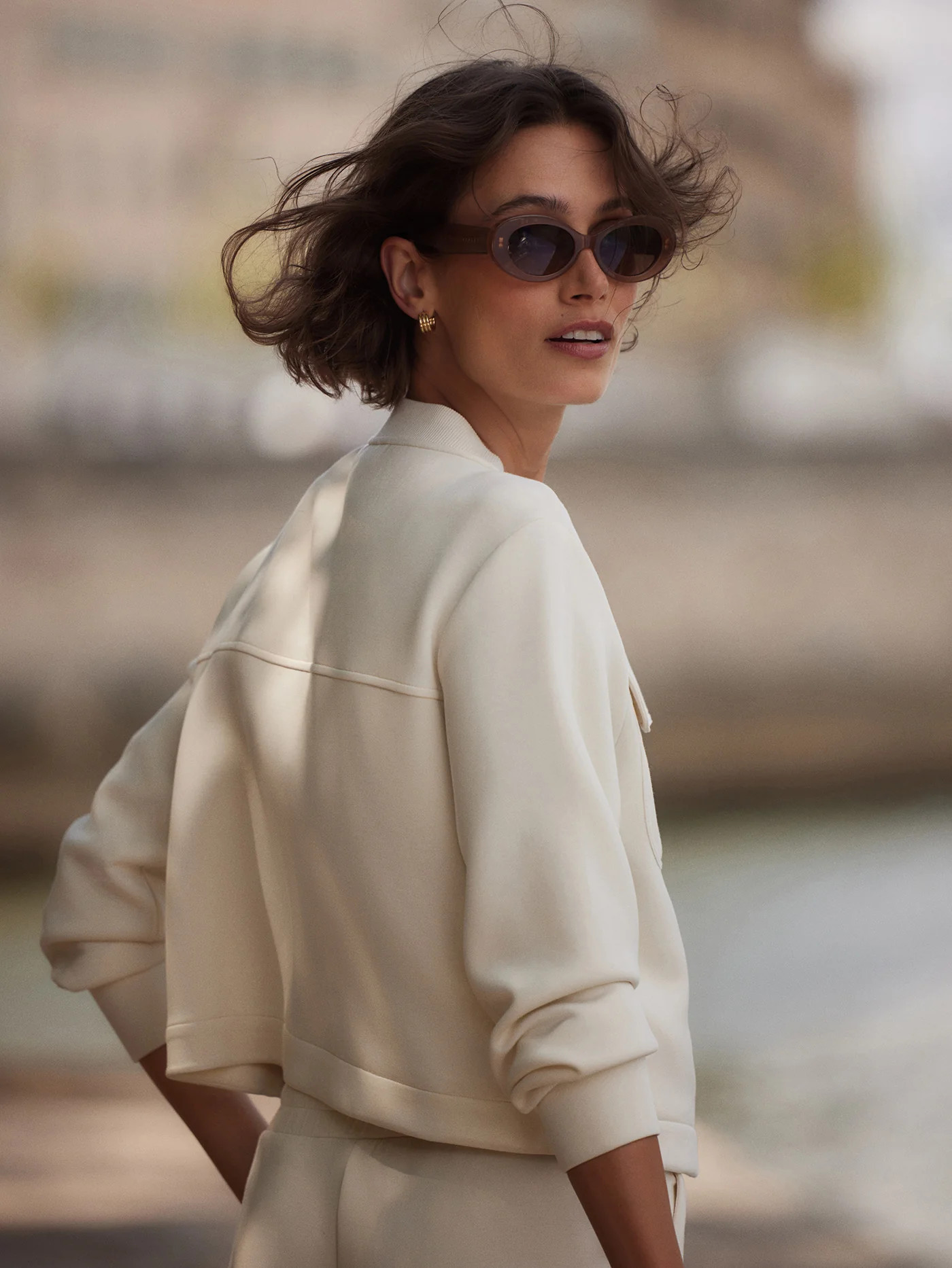 Hartwell Button Through Sweat | Varley US | Varley US