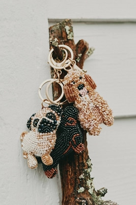 Beaded Dog Bag Charm | Anthropologie (US)