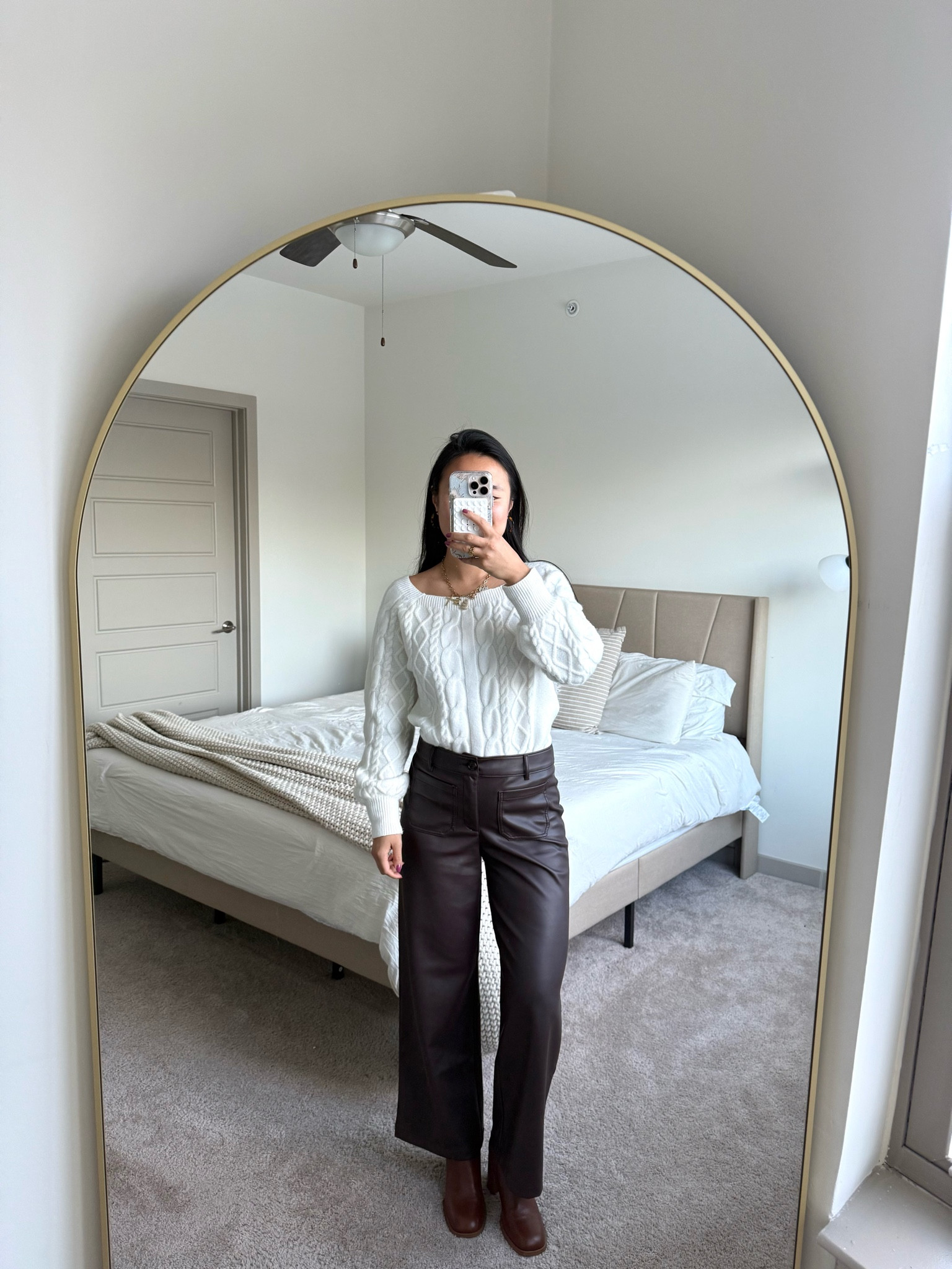 Today’s work outfit included my favorite leather pants! On sale now🤎

#LTKStyleTip #LTKWorkwear #LTKSeasonal