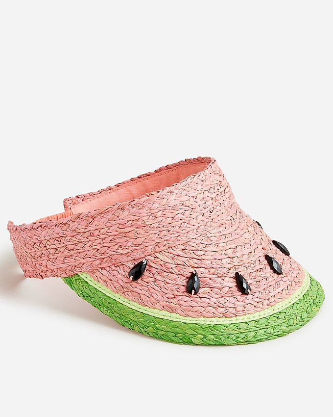 Girls' watermelon visor | J. Crew US