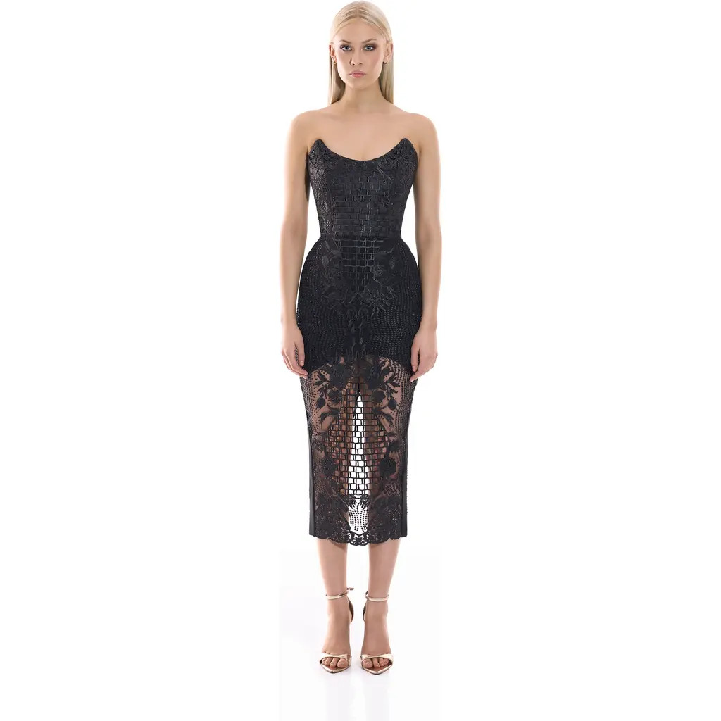 ZHIVAGO Imprint Dress in Black at Nordstrom, Size 10 | Nordstrom