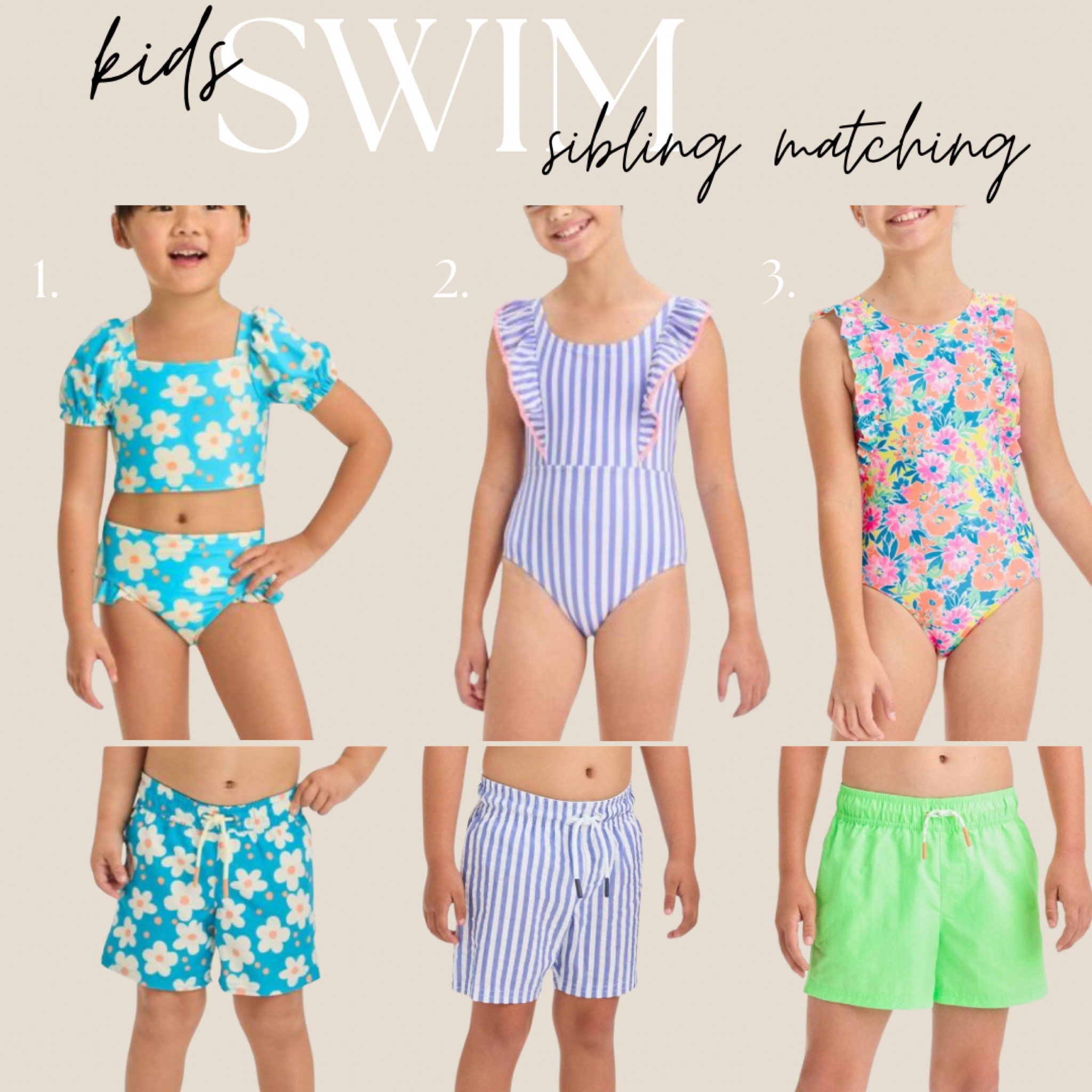 Matching kids swim 🧡☀️💦 @ Target

#LTKKids #LTKSwim #LTKSeasonal