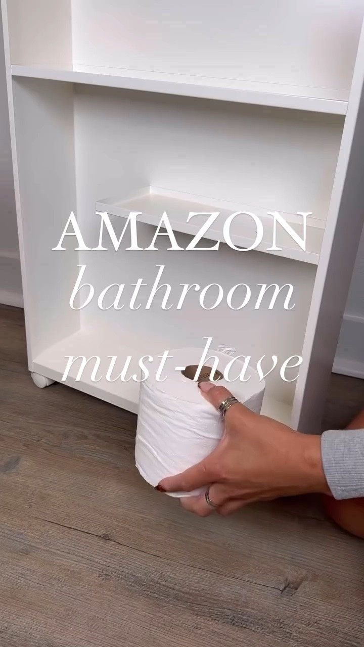 This slim little cart discreetly and compactly stores all of your bathroom necessities without taking up all of your cupboard space! 

Conveniently store your bathroom refills, books, sprays, or cleaning supplies! Then turn it around and it acts as a decorative shelf to your guests. ☺️🤍

#neatlyembellished #professionalorganizer #homeorganizer #homeorganizing #organization #organizingideas #organizingtips #organizinghacks #organizedhome #organizedmom #organizedlife #amazon #amazonmusthaves #amazonfavorites #amazonfinds #amazonfaves #amazoninfluencer #amazoninfluencerprogram #amazonhome #bathroomorganization #bathroominspiration #bathroomstorage #bathroomdesign #bathroomgoals #bathroomideas #bathroominspo #organizedbathroom