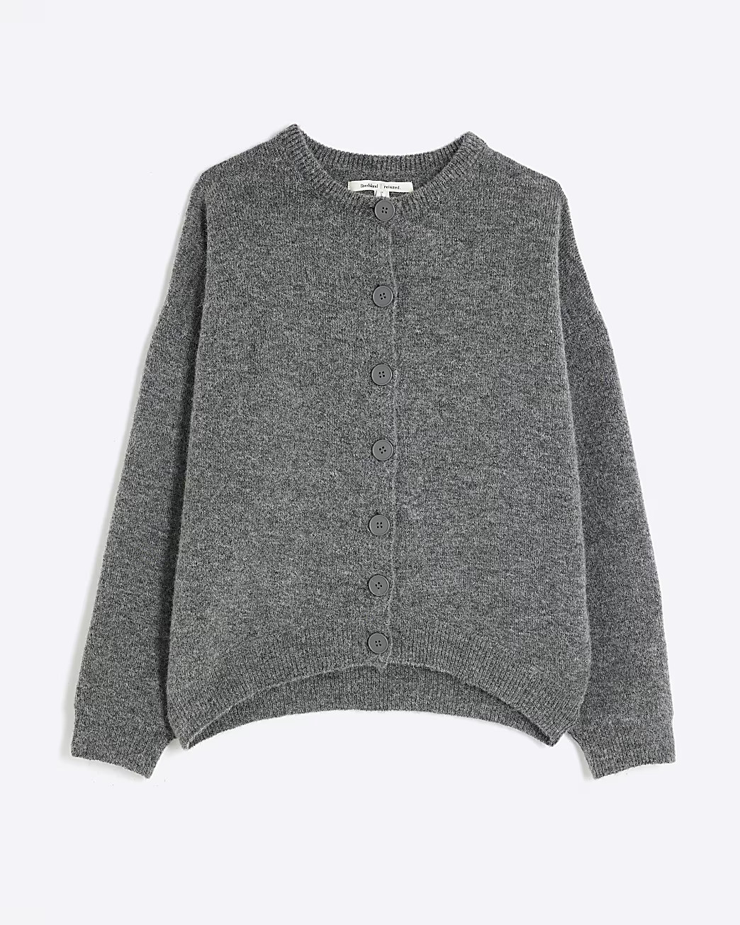 Grey Oversized Cardigan | River Island UK & IE