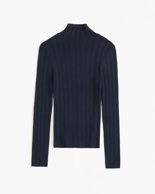Slim Rib Turtleneck Sweater | Abercrombie & Fitch (UK)