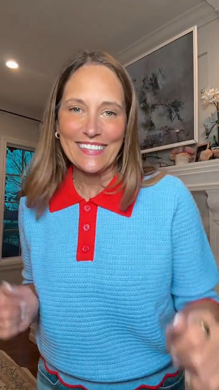 This social threads too is so soft that I didn’t want to take it off! I love the color blocking on this top along with the scallop details! This top pairs perfectly with white pants or denim jeans.

#LTKMidsize #LTKOver40 #LTKSeasonal