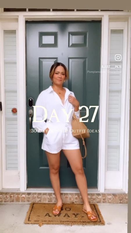 30 Day Summer Outfit Ideas Day 27

All white line blend shorts and buttoned down shirt. Simple, comfortable, and stylish! ☺️

#Linenblendoutfit #summeroutfitideas #allwhiteoutfit #shorts #flats #neutraloutfit

#LTKstyletip #LTKunder50 #LTKSeasonal