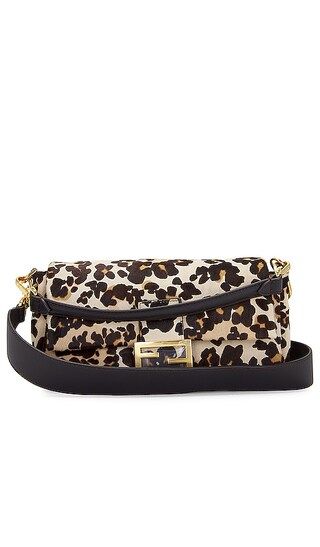 Fendi Leopard Print Mama Baguette 2 Way Shoulder Bag in Brown | Revolve Clothing (Global)