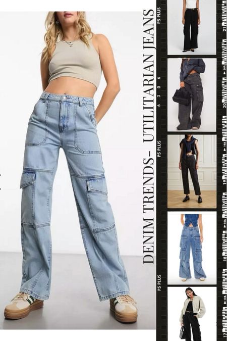 Sharing the top denim trends of the year over on YouTube. Here are utilitarian  jeans you can shop now!

#LTKmidsize #LTKstyletip #LTKVideo