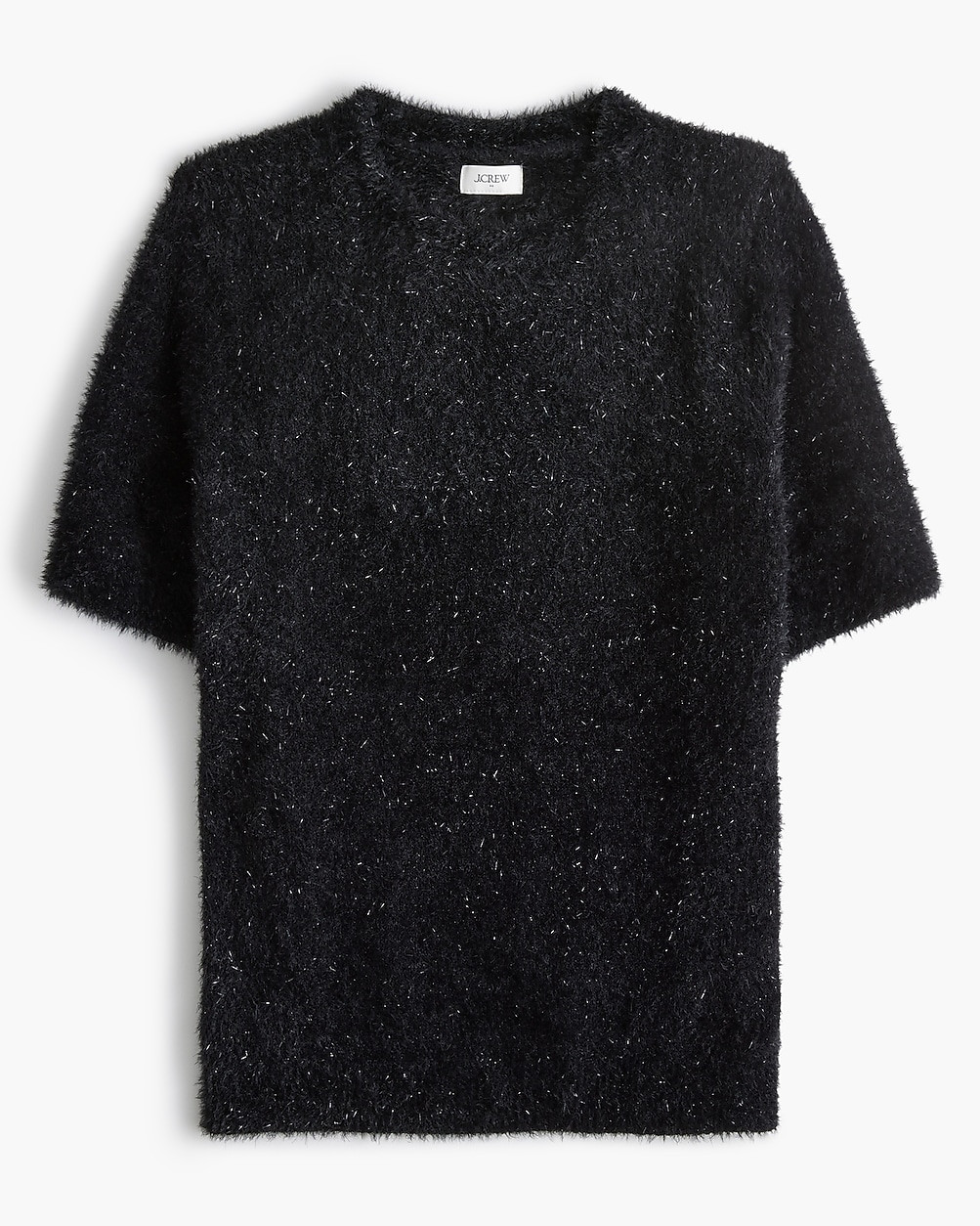 Short-sleeve tinsel sweater | J.Crew Factory