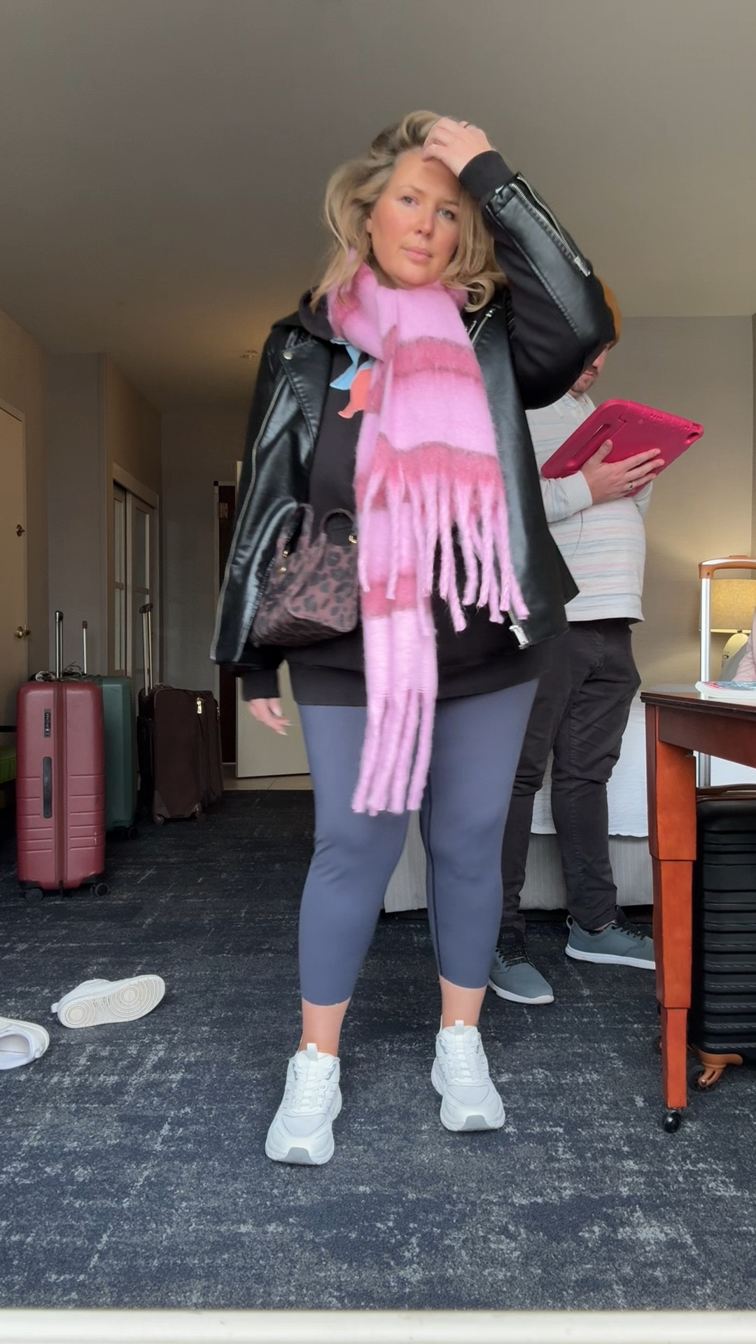 Fresh in from an early flight!! Who can guess how much sleep I got? lol. Here’s what I wore to travel in! Wearing a 2X in the leggings, XL in the hoodie, and 18/20 in the jacket! 

Plus size fashion, winter fashion, nyc outfit ideas, travel outfits, airport outfit, winter fashionn affordable fashion

#LTKHoliday #LTKPlusSize #LTKTravel