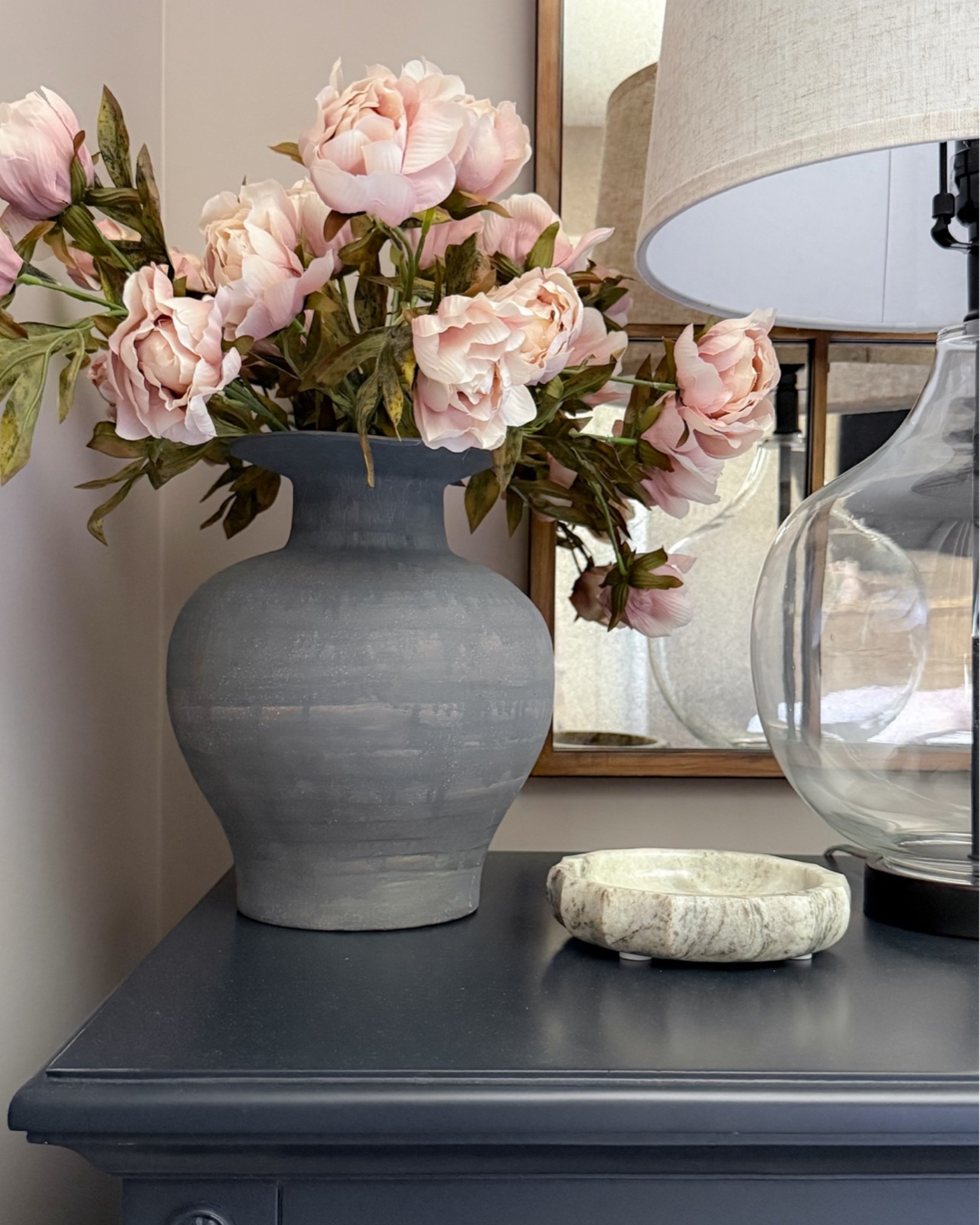 New Target vase, marble dish, and Amazon stems styled on our guest bedroom nightstand!

#LTKHome