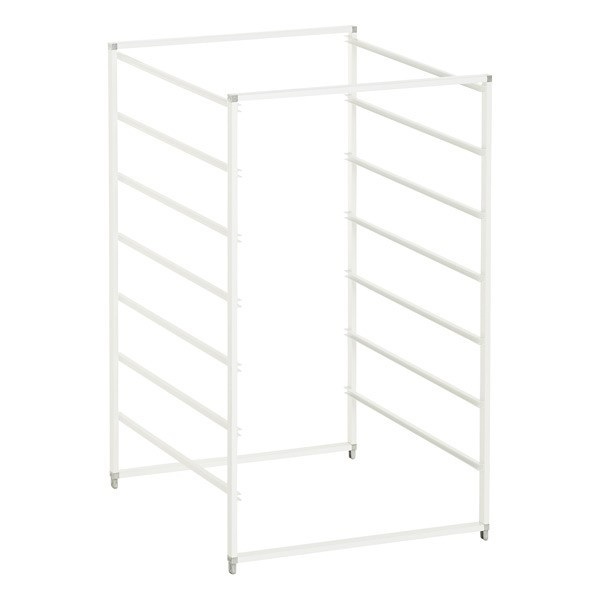 Elfa Narrow 4-Runner Frame White | The Container Store