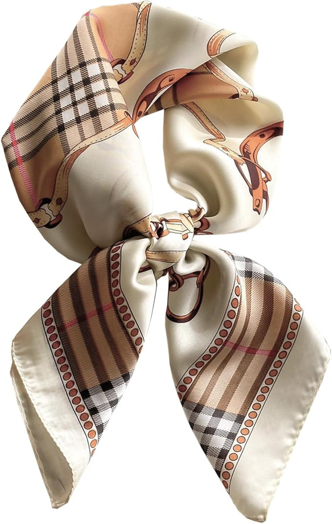 Neck Scarf For Womens Silky Head Scarves Hair Bandanas Square Scarf Fashion Accessories lightweig... | Amazon (US)