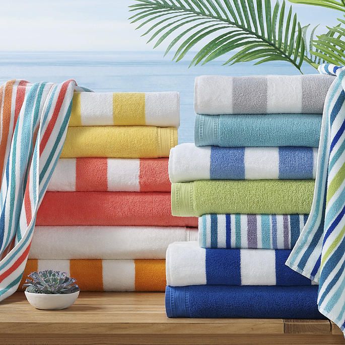 Frontgate Resort Collection™ Cabana Stripe Beach Towel | Frontgate | Frontgate