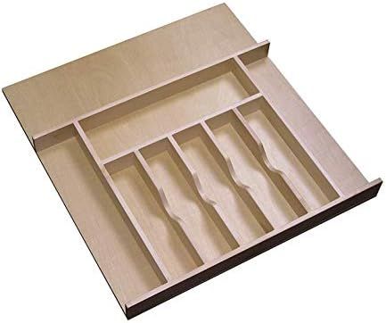 Rev-A-Shelf 4WCT-3SH Short Trim-to-Fit Wooden 9 Compartment Cutlery Tray Insert Utensil Organizer... | Amazon (US)