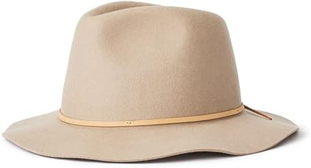 Brixton Mens Wesley Medium Brim Felt Fedora Hat | Amazon (US)