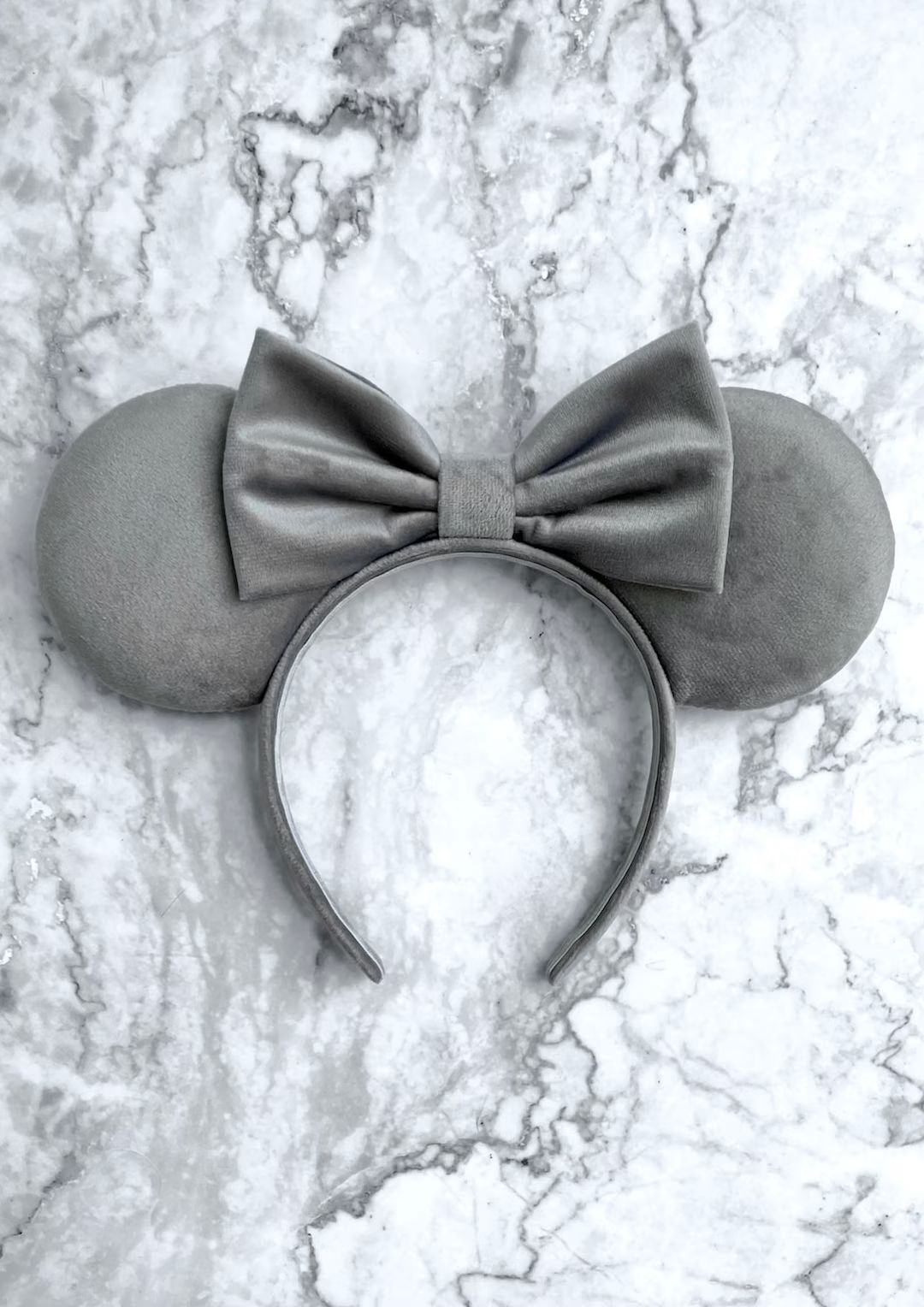 The Grey Stuff Velvet Mouse Ears Headband | Etsy (US)