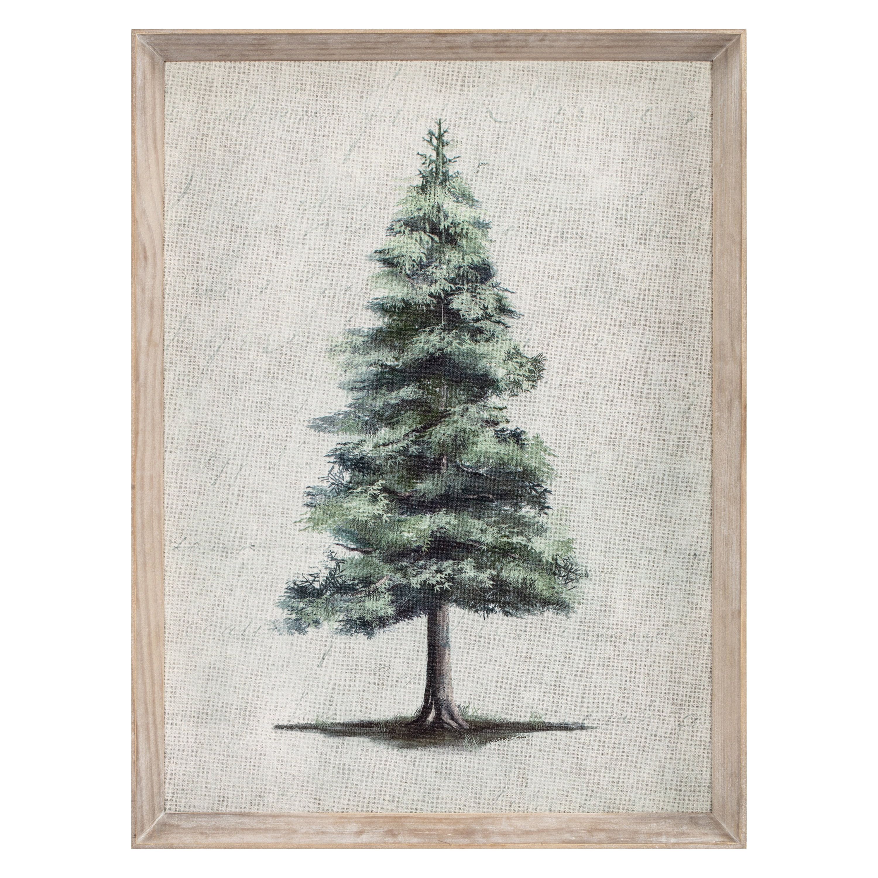 Winter Tree Reclaimed Wood Framed Woven Paper | Walmart (US)