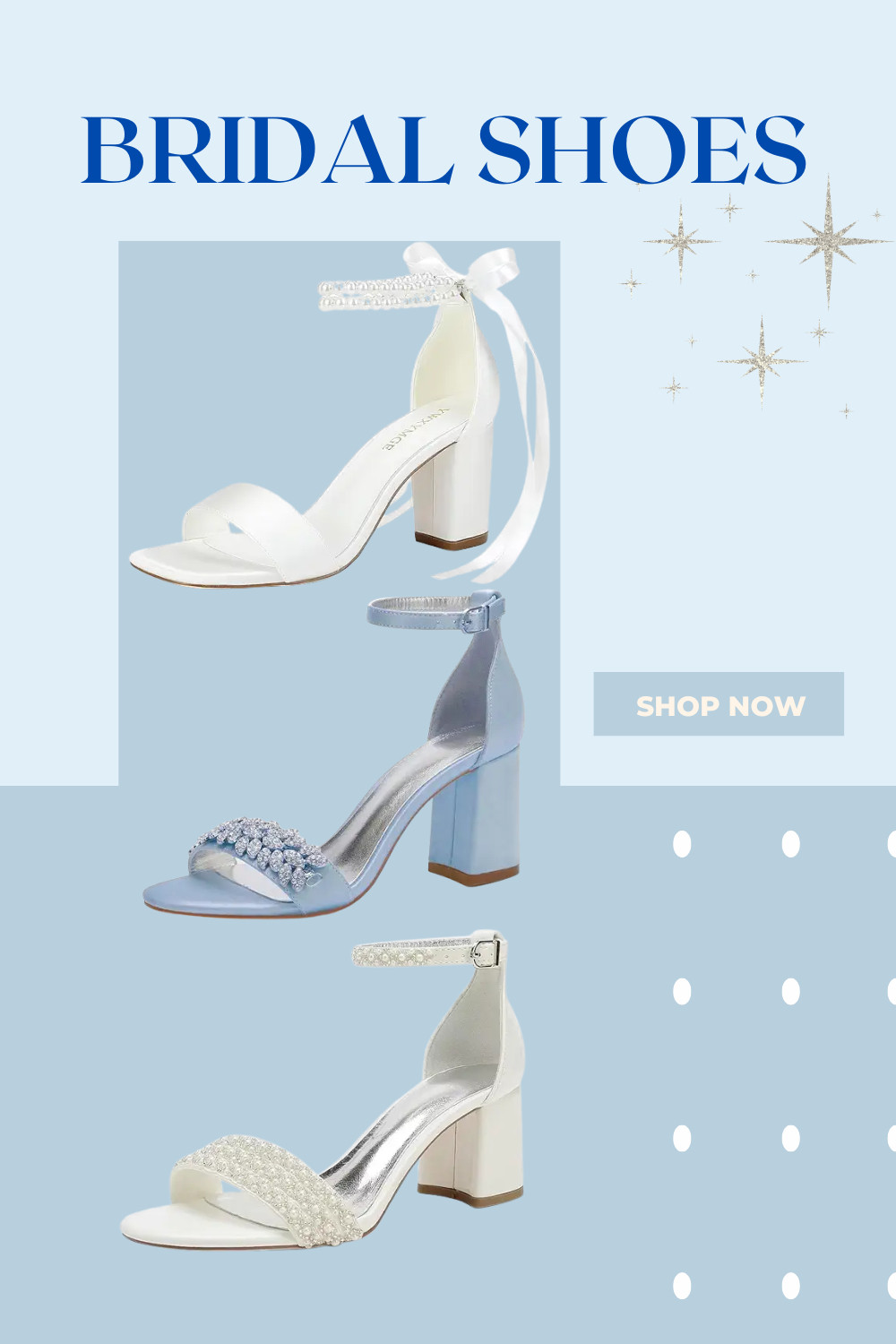 Step into your big day in style with the perfect pair of bridal shoes! Whether you’re dreaming of classic heels, sparkly stilettos, comfy block heels, or chic bridal flats, these wedding shoes will complete your bridal look beautifully. Find styles perfect for the ceremony, reception, and even the dance floor. Comfortable, stylish, and made to match any gown — your dream bridal shoes are waiting. #BridalShoes #WeddingShoes #BrideStyle #WeddingDayLook #BridalAccessories #ModernBride #HeelsForBride #ComfortableBridalShoes #ChicWeddingStyle #BridalFashion #WeddingDetails #ShoesOfTheDay #WeddingInspo #WeddingHeels #SomethingBlue

 

 